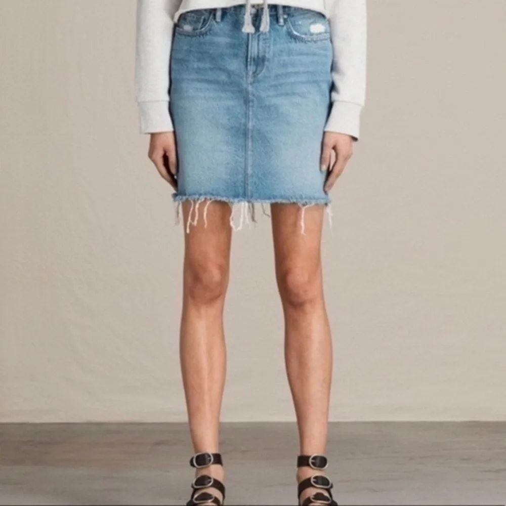 All Saints Kim Denim Skirt size 2